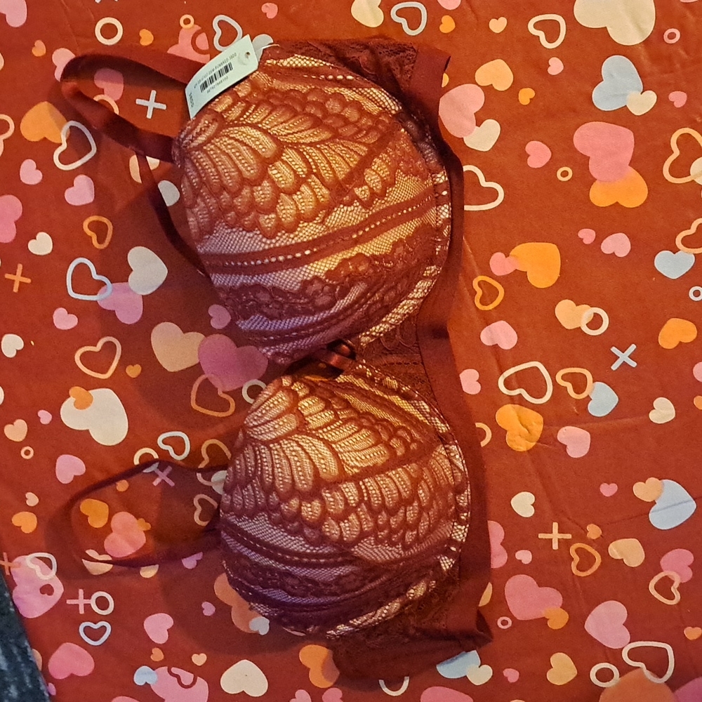 BRAZIER Lacy Lined Sexy Bra38 DD NWT